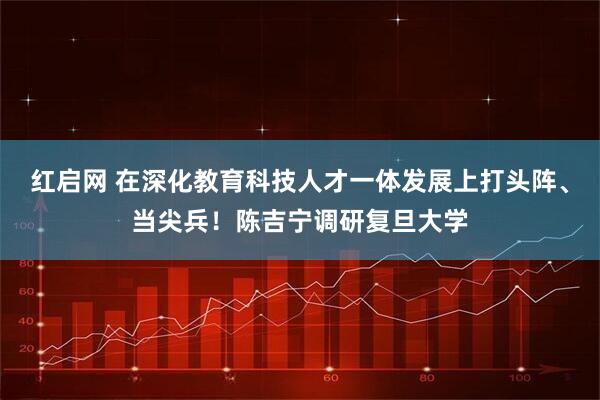 红启网 在深化教育科技人才一体发展上打头阵、当尖兵！陈吉宁调研复旦大学